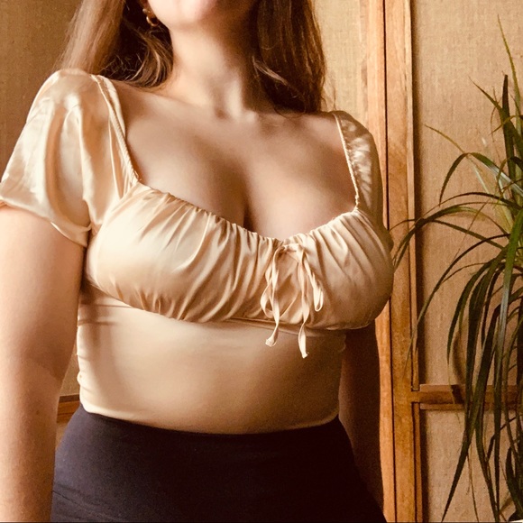 Love Tree Tops - Champagne Body Suit